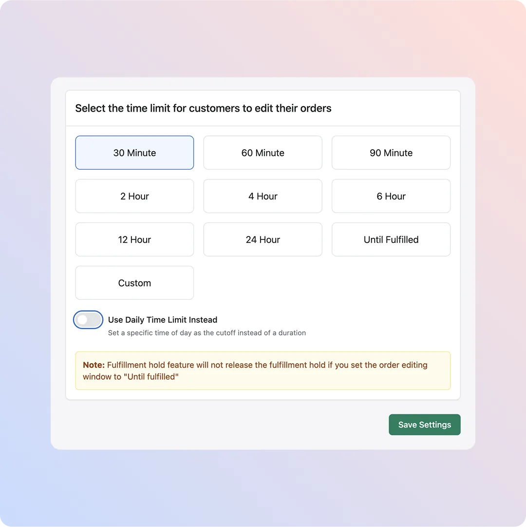ClickPost Set Edit Windows that Work for you