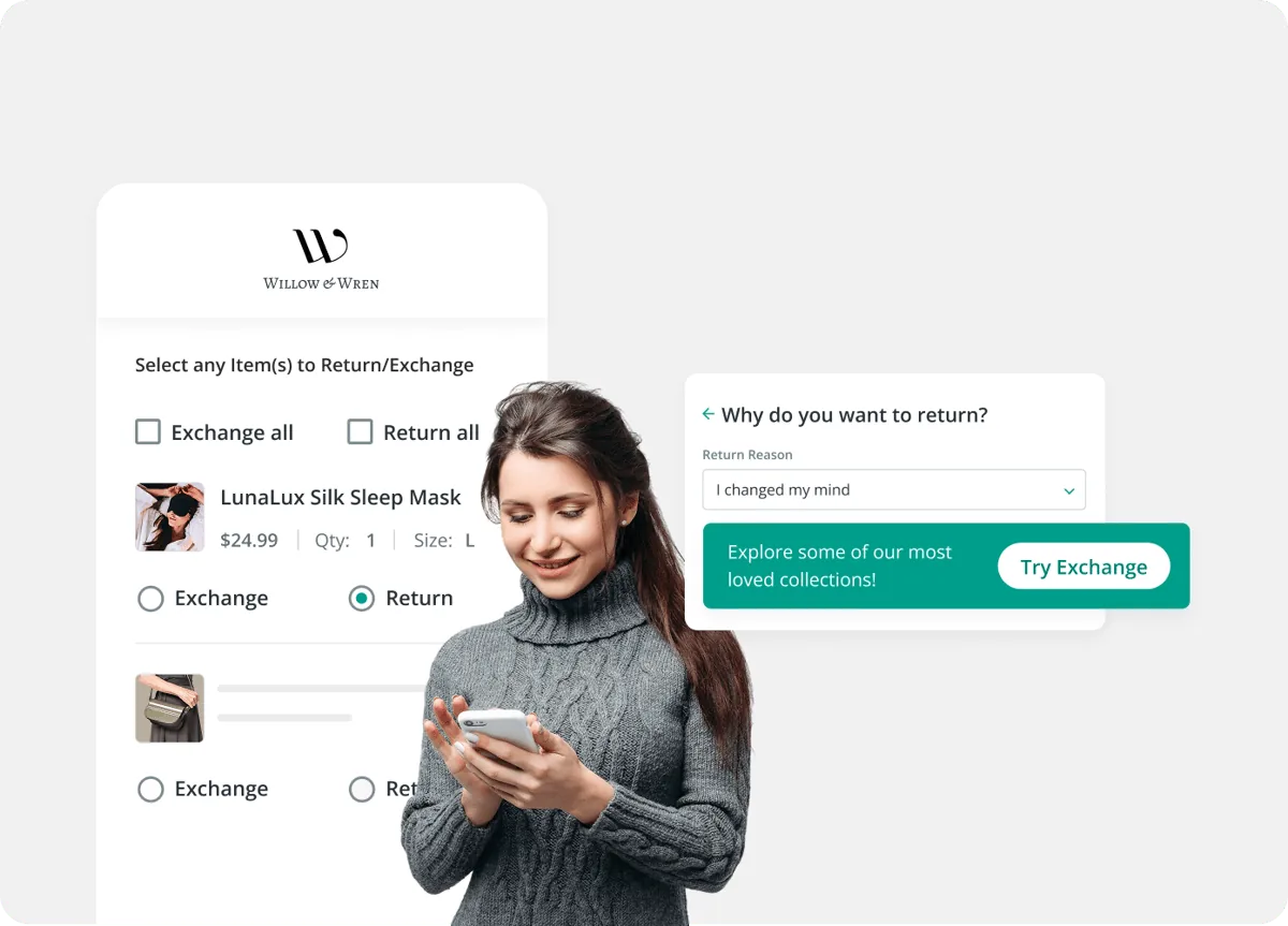 Effortless returns and exchanges experience